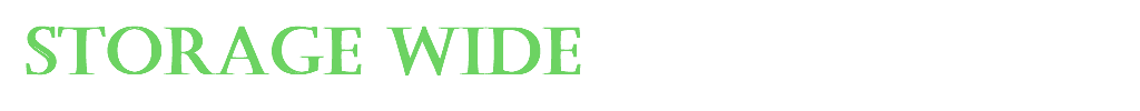 &nbsp;storage WIDE